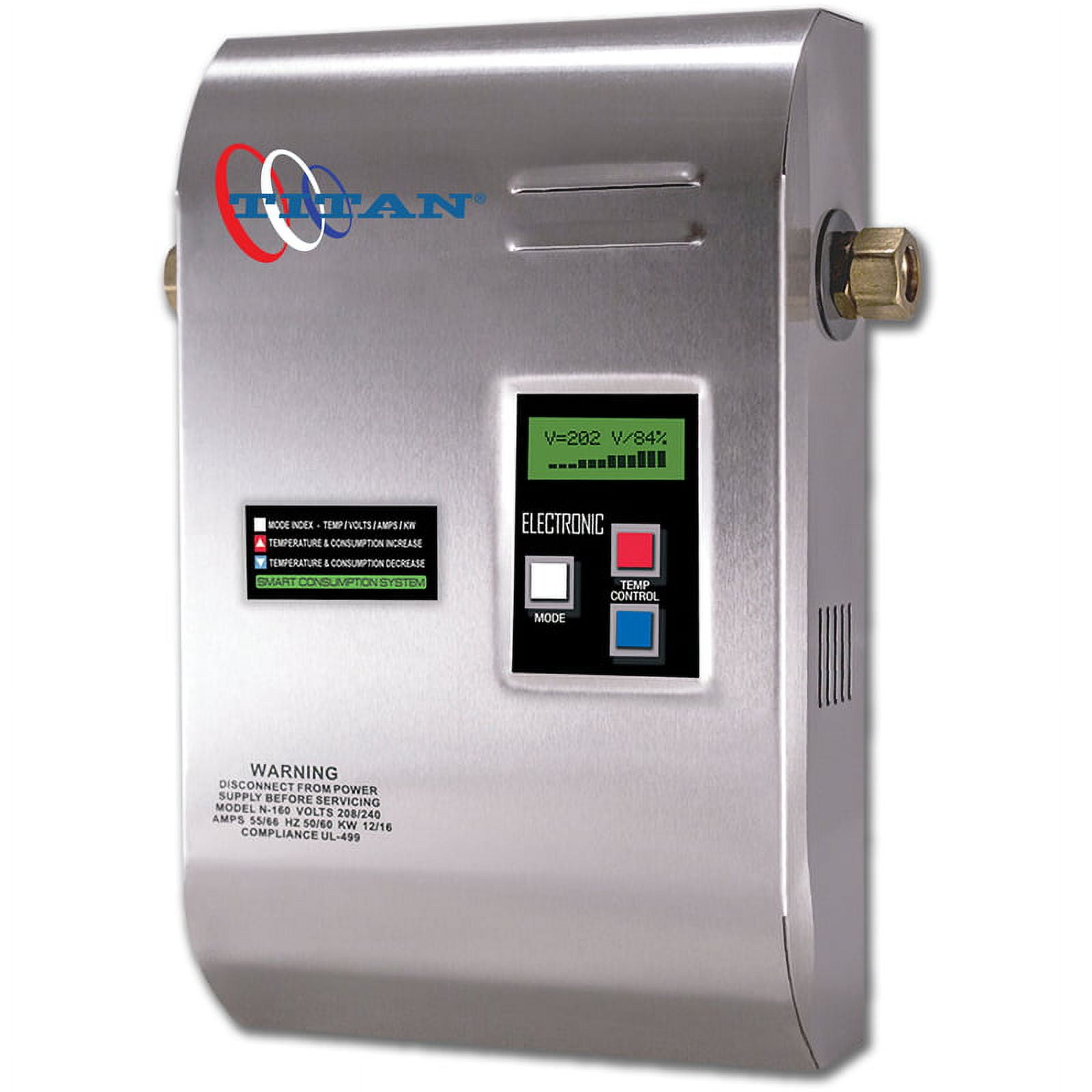 Titan 16 kW Silver Electric Tankless Water Heater