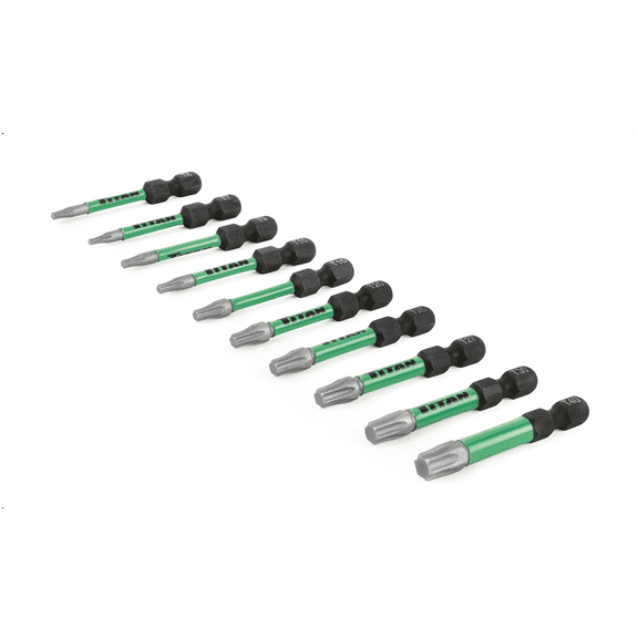 Titan 16076 10 Pc. Impact Star Bit Set