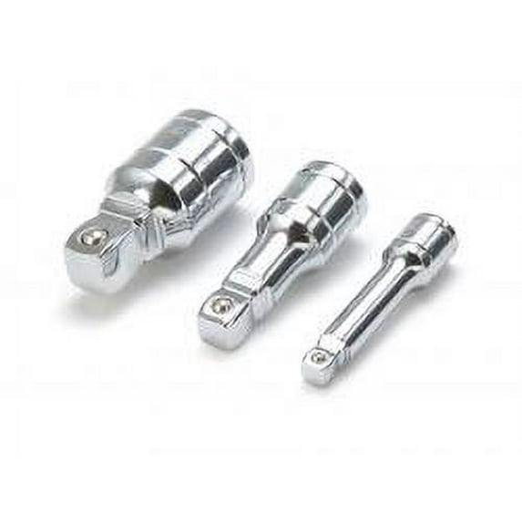 Titan 16105 3-Piece Wobble Extension Set, 1/4", 3/8", 1/2" Drive Chrome Vanadium