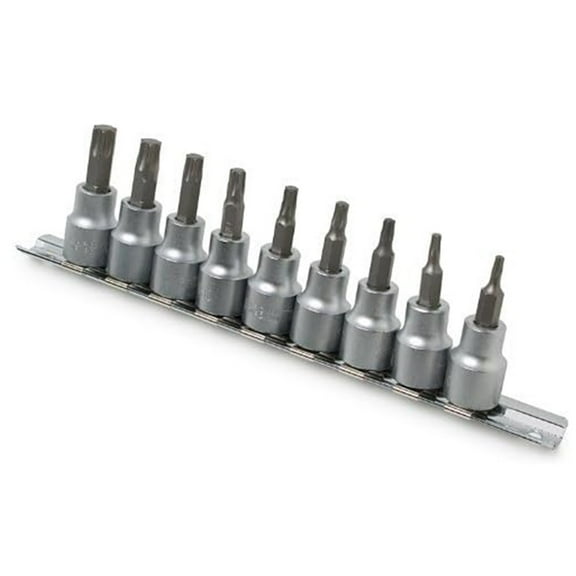 Titan 16129 Star Socket Bit Set - 9 Piece