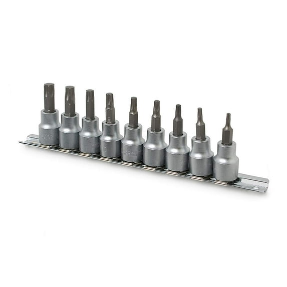 Titan 16171 3/8In Drive Star Socket Bit Set
