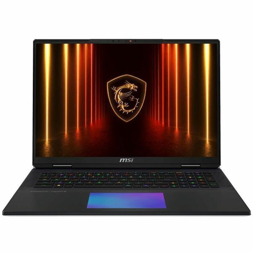 MSI Titan 18 HX 18 inch UHD+ Gaming Laptop Intel Core Ultra 9 285HX NVIDIA GeForce RTX 5090 - 64GB DDR5 2TB SSD Core Black (2025)