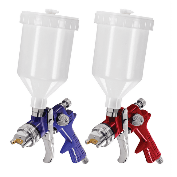 Titan 2 pc. HVLP Gravity Feed Spray Gun Set