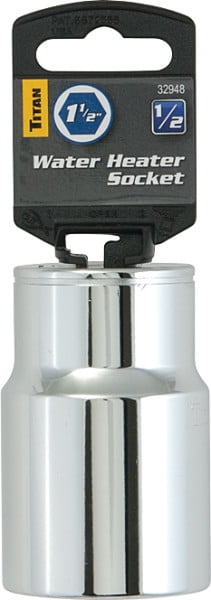 Titan 32948 1/2" Dr Water Heater Socket