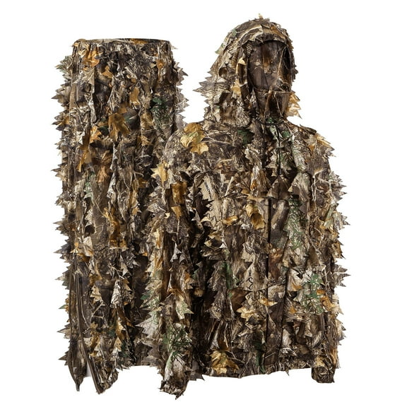 Titan 3D RT-EDG-LS-L/XL Real Tree Edge L/XL Hunting Leafy Suit