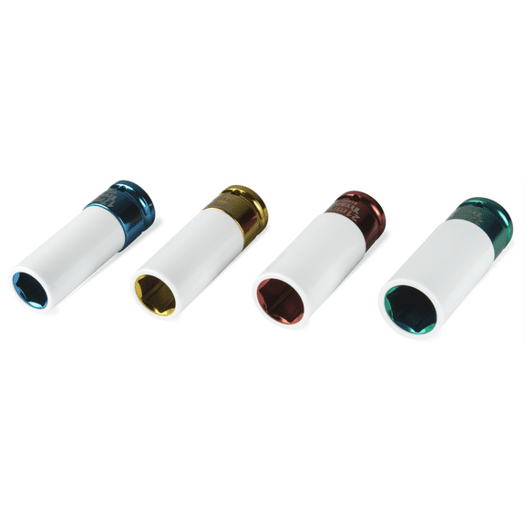 Titan 4-Piece Non-Marring Socket Wrench & Set, 17/19/21/22mm Finish, 4 Piece