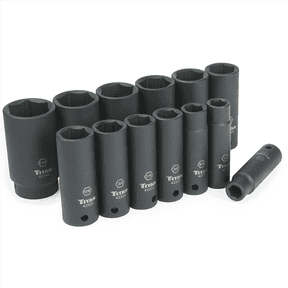 TITAN 13-PC 1/2" DR SAE DEEP IMPACT