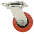 thumbnail image 1 of Titan 5003915 4 in. Swivel Polyurethane Caster, Gray & Red - 600 lbs, 1 of 2