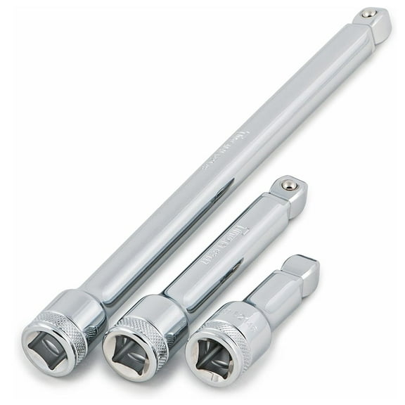 Titan 62141 3-Piece 1/2-Inch Drive Wobble Socket Extension Set
