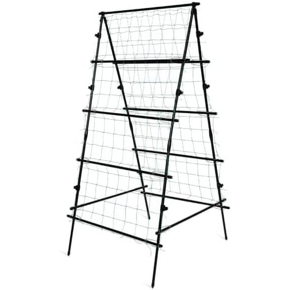 Titan A-Frame Trellis | Strong and Sturdy Outdoor Garden Trellis Plant Support for Cucumbers, Beans, Vine Herbs & Other Climbing Plants w/Easy to Install Tough Nylon Netting$$Garden &