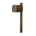 thumbnail image 1 of Special Lite Products SCH1016A-SPK720-CP Titan Aluminum Curbside Mailbox & Wellington Mailbox Post, 1 of 1