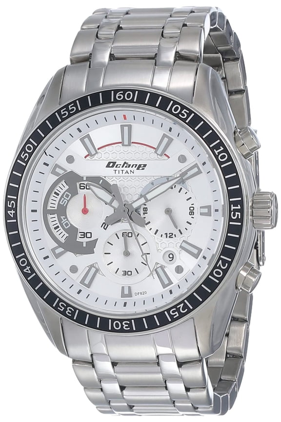 Analog Silver Dial Men's Watch-NL90077KM01