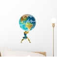 thumbnail image 1 of Titan Atlas Holding Earth Wall Decal Wallmonkeys Peel and Stick Decals for Boys (12 in H x 8 in W) WM502714, 1 of 4