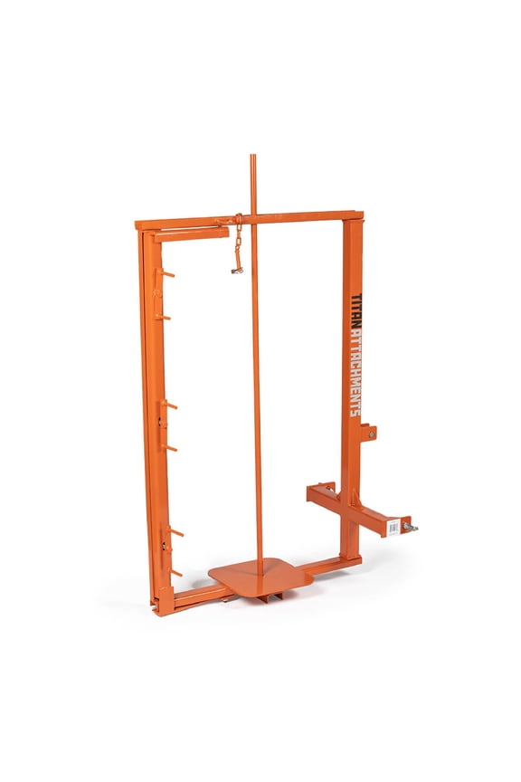 3 Point Fence Stretcher and Unroller Heavy Wire Fencing Fits Cat 1 Tractors, Quick Hitch Compatible, Holds 60" x 36" Diameter Roll, Landscaping Equipment