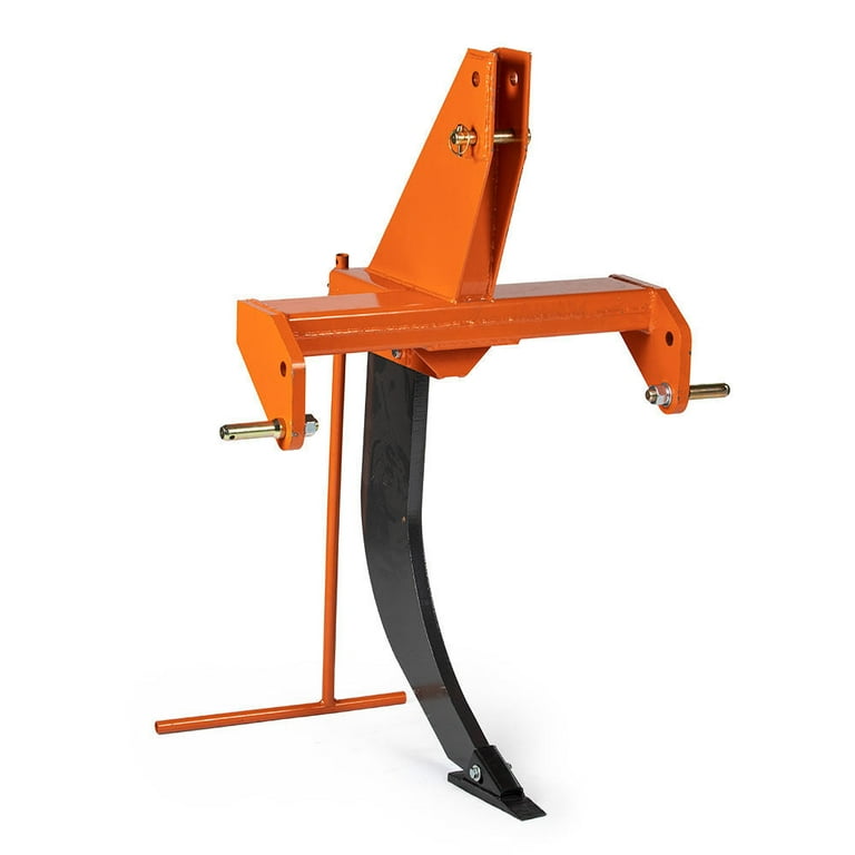 Hitch Mounted Trencher Fits 3 Point Hitch, Heavy Duty Subsoiler Hitch Mounted Ripper Atv Utv Tractor Adjustable 16 Trenching Shank Plow Thicken Trench