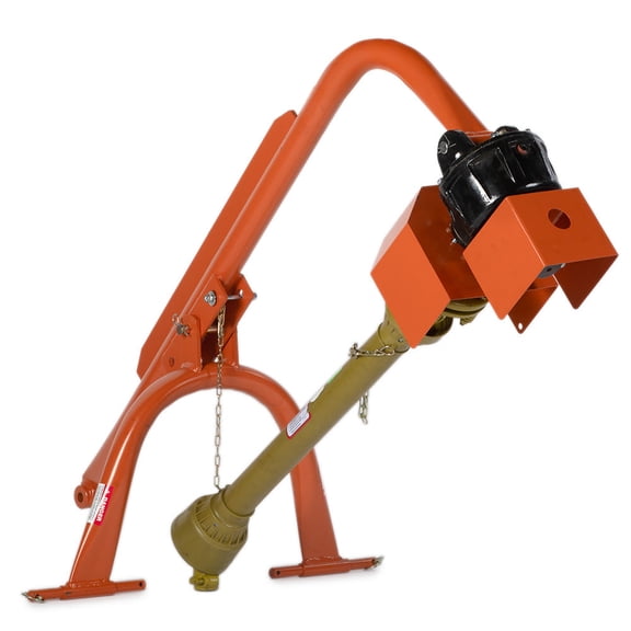 Titan Attachments 30 HP 3 Point Post Hole Digger Attachment, PTO Powdered Digger, Compact Tractor Attachment for Fence Posts, Deck and Building Frames, Plant Trees and Shrubs, Auger Sold Separate