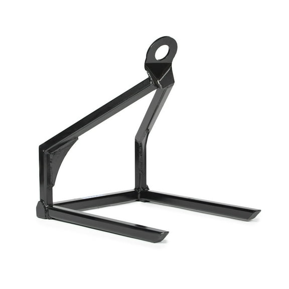 Titan Attachments 32in Steel Tele-boom Pallet Carrier, 2in x 2in Fork Tubing, Rated 1000 LB, Jim Boom to Pallet Fork Attachment