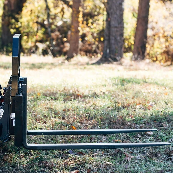 Titan Attachments 42" Pallet Fork Blades, 4,000 LB Load Capacity, Class II Forklift Blades