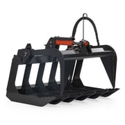 Titan Attachments 48 Grade 50 Economy Series Root Grapple Bucket, SSQA Quick Tach Connection