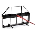 thumbnail image 1 of Titan Attachments 48" Skid Steer Pallet Fork Frame with 49" Hay Spears and Stabilizers, Rate 4,000 LB, Quick Tach Tractor, 1 of 6