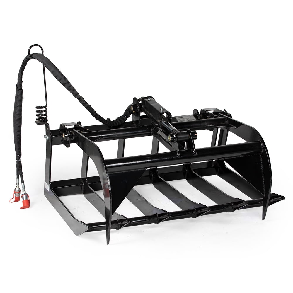 Titan Attachments 48in Economy Skid Steer Root Grapple Bucket