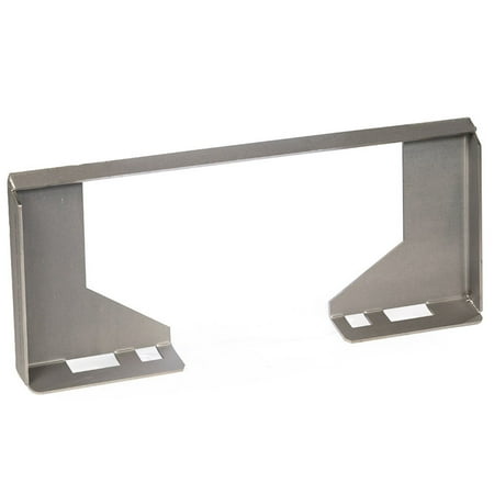 Titan Attachments 5/16in Universal Quick Tach Cut Out Mount Plate, Thick Plate Attachment, Fits Kubota and Bobcat Skid Steers and Tractors