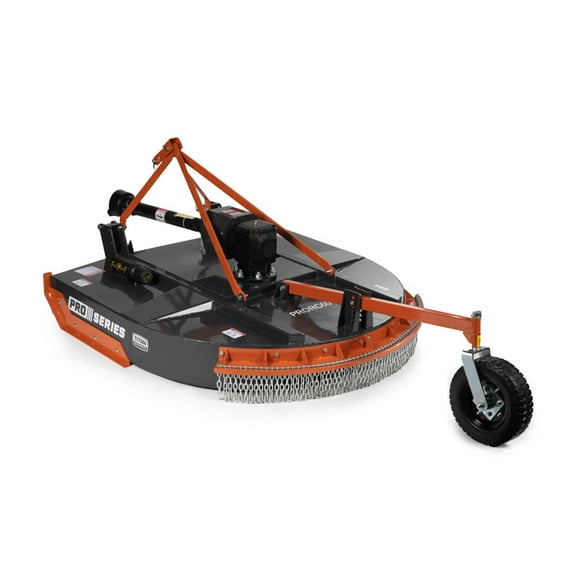 Titan Attachments 5 FT PRO Series Compact Rotary Brush Cutter, Slip Clutch PTO Shaft