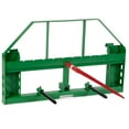 thumbnail image 1 of Titan Attachments 50-in Pallet Fork Frame Attachment, 4,000 LB Capacity, Receiver Hitch, 49-in Hay Spears, and Stabilizers, Fits JD Loaders, 1 of 10