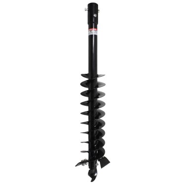 Titan Attachments 6-Inch Auger Bit For 3-Point Post Hole Digger - 24" Depth