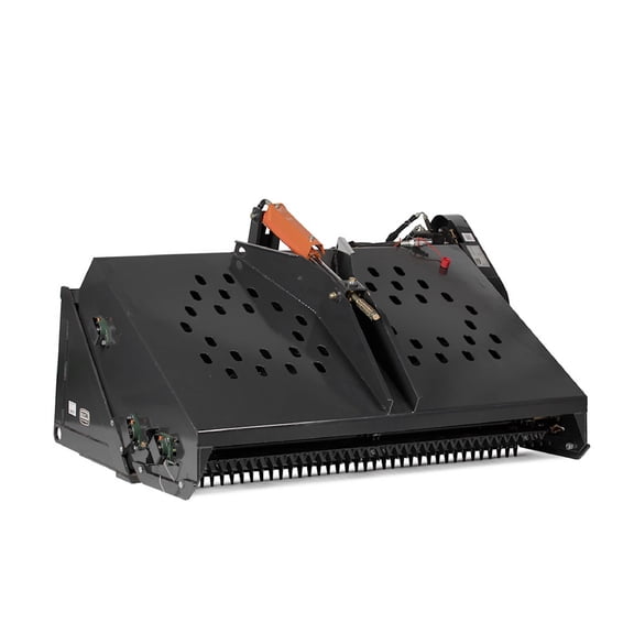 Titan Attachments 66" Hydraulic Skid Steer Landscape Rake, Heavy Duty Attachment for Bobcat Case and Kubota Skid Steers, Universal Quick Tach Hookup, Rakes and Removes Rocks, Roots, Debris