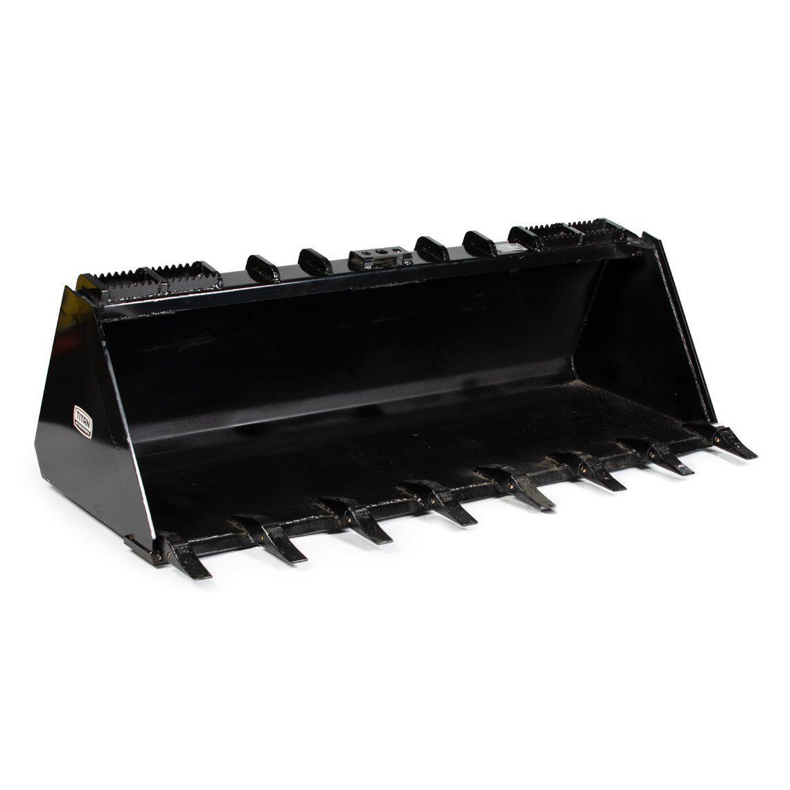 Titan Attachments 60in Skeleton Rock Bucket with BoltOn Teeth, Skid