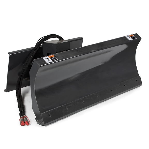Titan Attachments 72" Hydraulic 6-Way Dozer Blade, Multi-Function Tilt and Pivot System Attachment