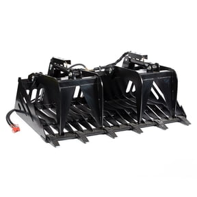 "Titan Attachments Extreme Duty Stump Bucket Grapple for Landscaping ...