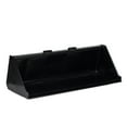 thumbnail image 1 of Titan Attachments 72" Skid Steer Dirt Bucket, 3/16" Thick Structural Steel with Reinforced Gussets, 1 of 6