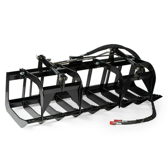 Titan Attachments 72" Economy Series Root Grapple Bucket Attachment, Universal SSQA Connection