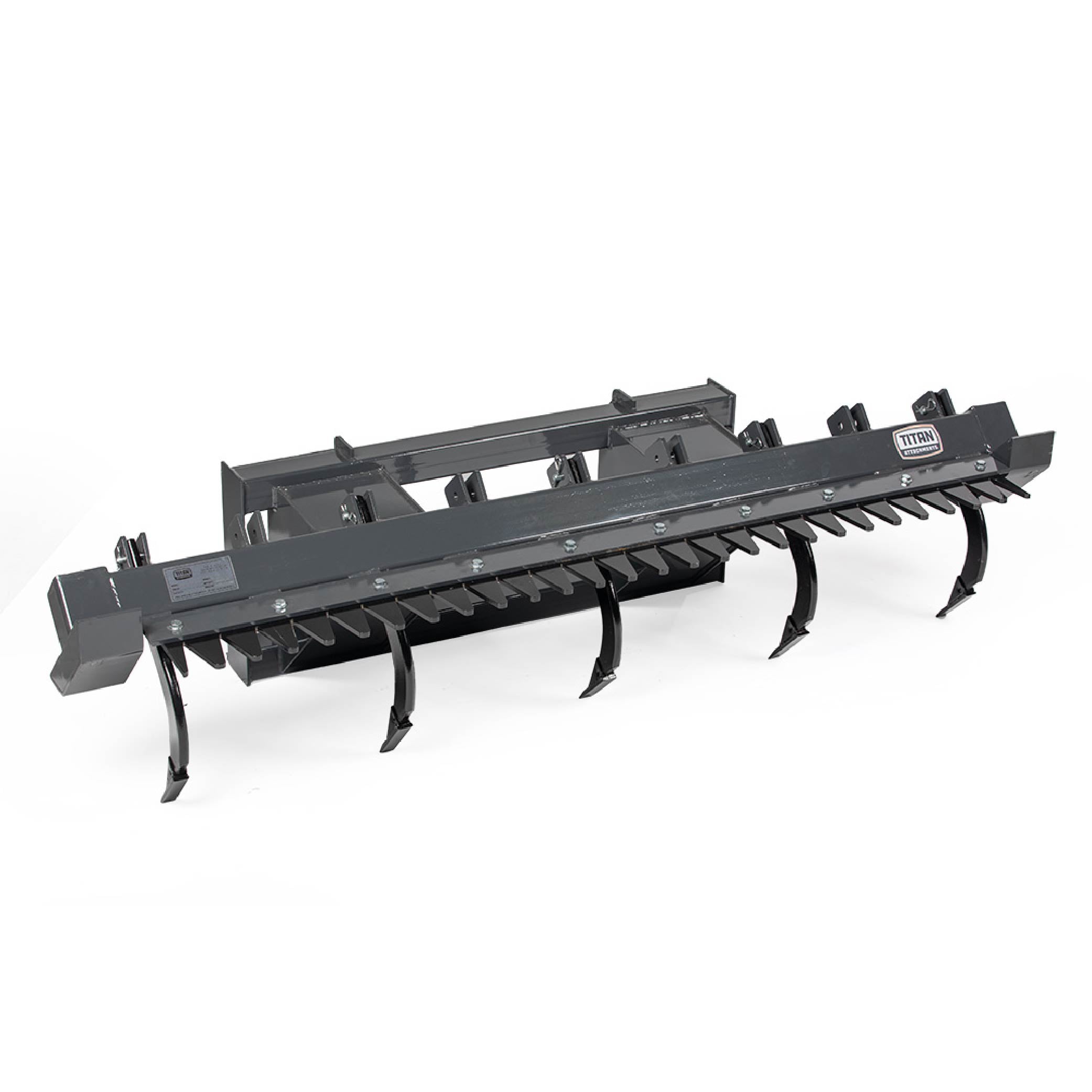 Titan Attachments 72in Ripper Scarifier Skid Steer Attachment, Quick ...