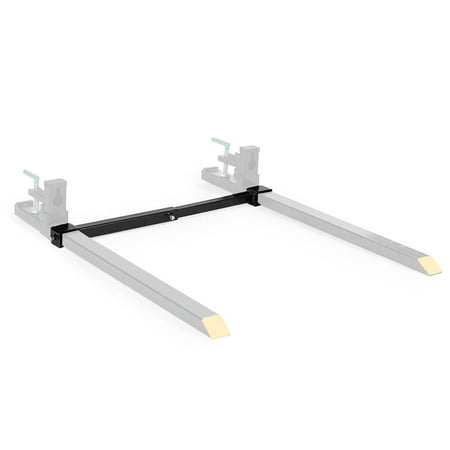 Titan Attachments Clamp-On Fork Stabilizer Bar, Light-Duty 3" x 2" Forks, 19.5 - 36 Adjustable Length