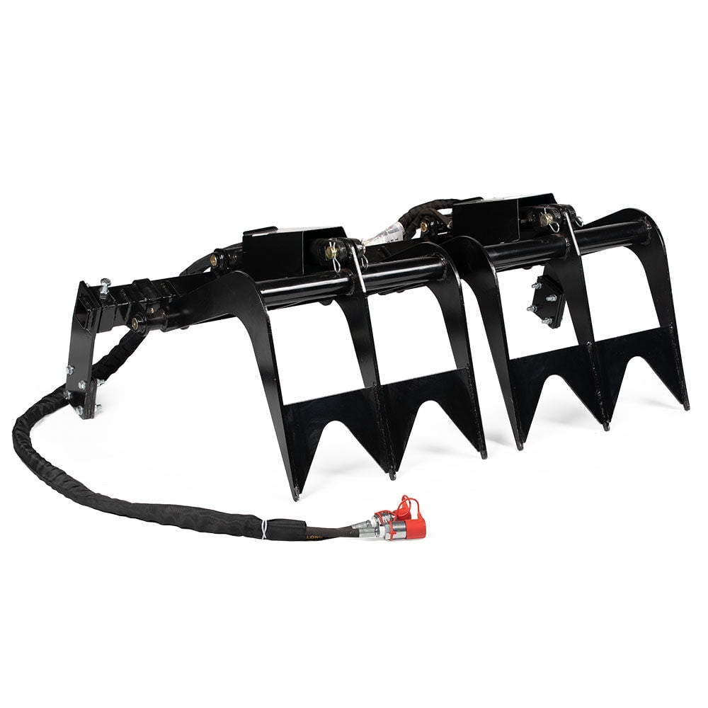 Titan Attachments Dual Adjustable 60"-72" Bolt-on Grapple Attachment ...