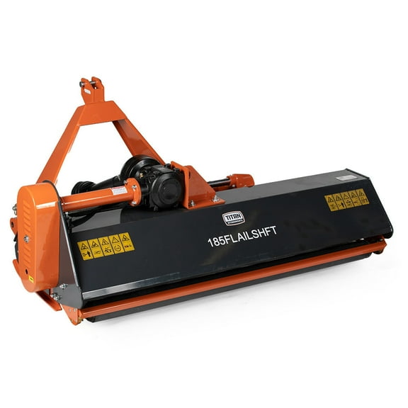 Titan Attachments Flail Mower Tractor Attachment, 72in