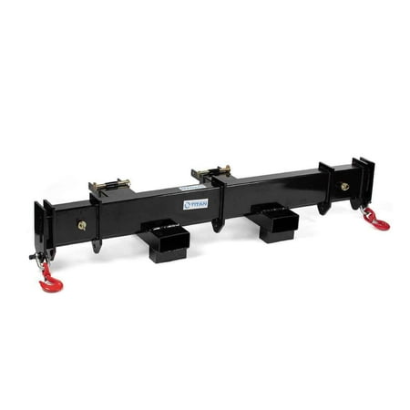 Titan Attachments Forklift Spreader Beam 90" - 144" Adjustable Telehandler