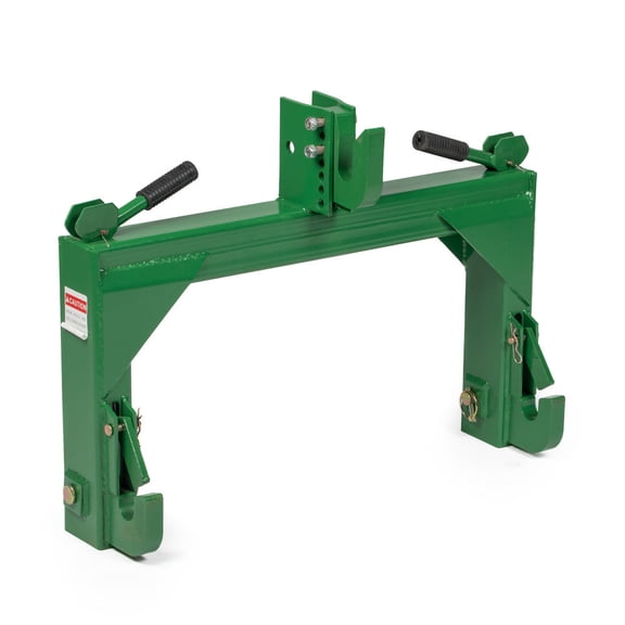 Titan Attachments 3 Point Quick Hitch Adaptor for Category 1 Tractors, Green