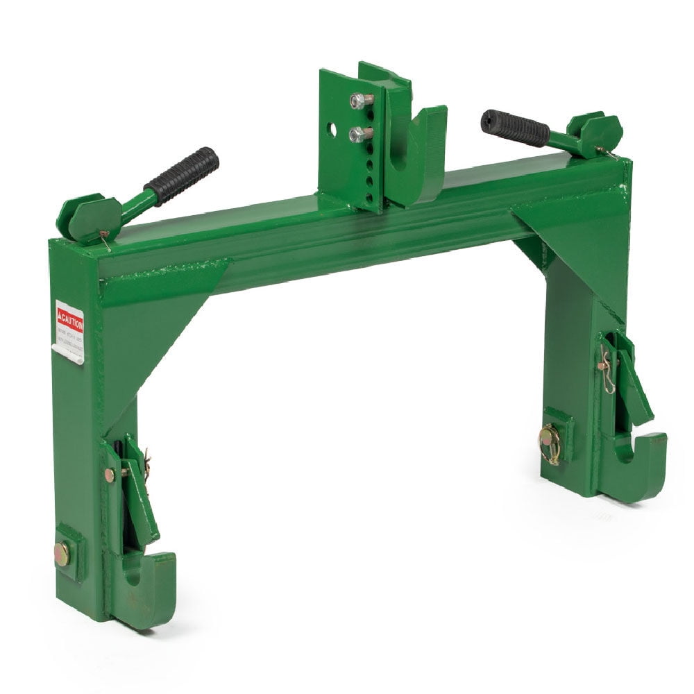 Titan Attachments Green 3 Point Quick Hitch Adaptor to Category 1