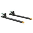 thumbnail image 1 of Titan Attachments Medium-Duty 60" Clamp-on Pallet Forks, 46" x 4" Fork Length, Rated 4,000 LB, Easy to Install on Loader or Skid Steer Bucket, 1 of 10