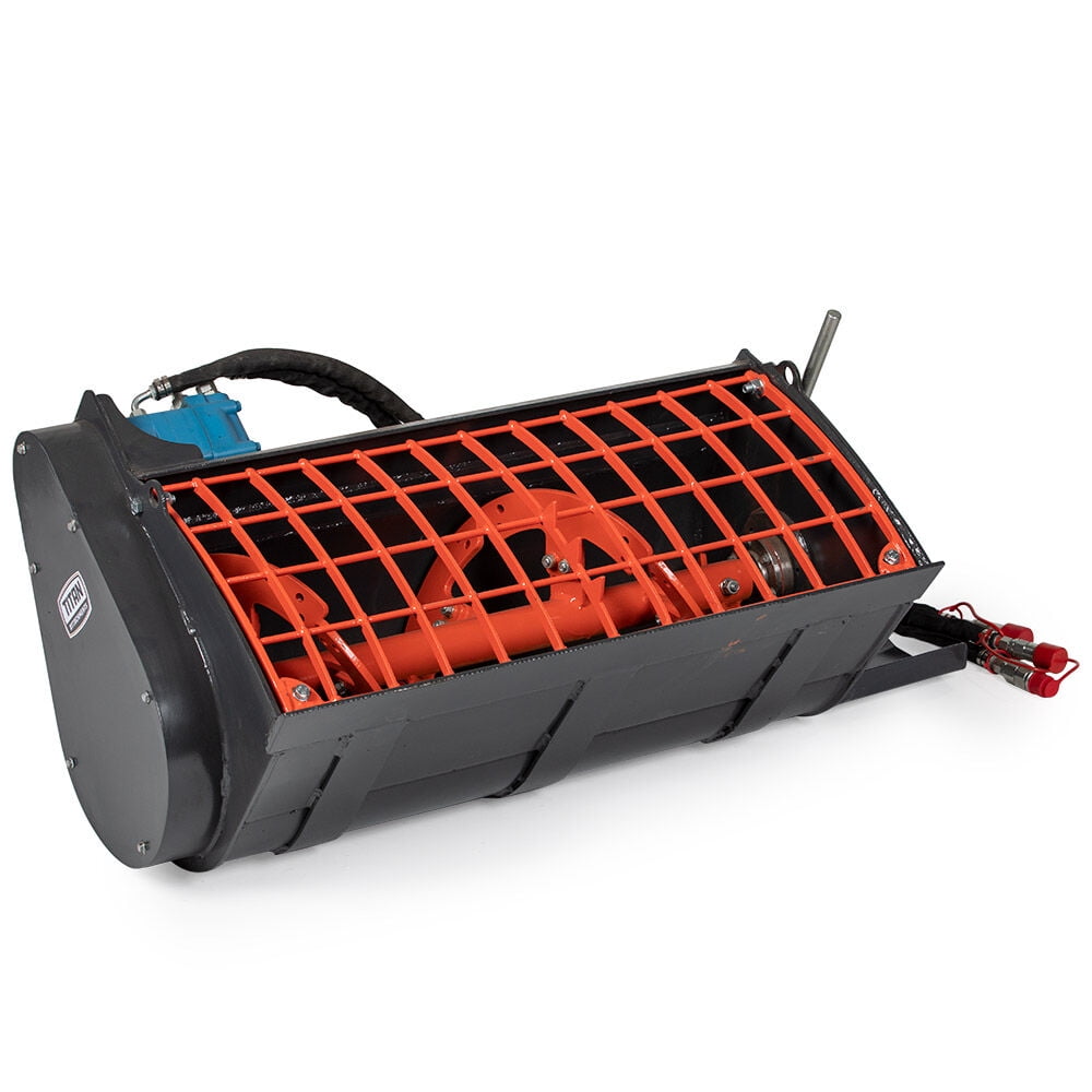 Titan Attachments Mini Skid Steer Auger Concrete Mixer Bucket