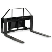 Titan Attachments Mini Skid Steer Pallet Fork Attachment, 42" Fork Blades, Rate 4,000 LB, Quick Tach Mounting