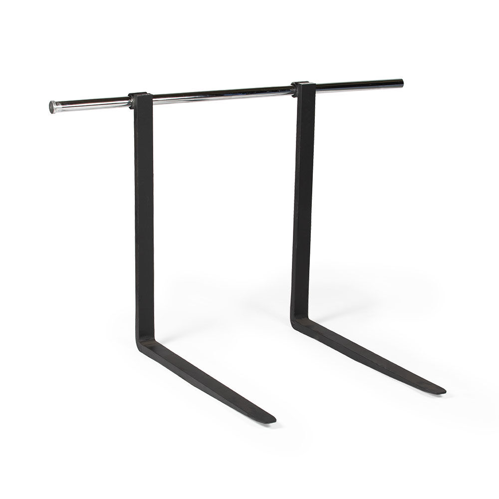 Titan Attachments OvertheBucket Fork Kit, 48" x 48" Pallet Fork