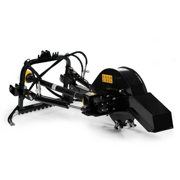 Titan Attachments PTO Stump Grinder Attachment, 24" Cutting Wheel, Fits 3 Point, Cat 1 and 2 Tractors