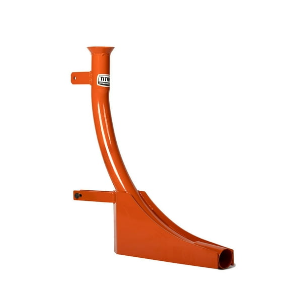 Titan Attachments Pipe Layer Attachment, Pipe Layer for Bolt On Single Tine Subsoiler, 2.75" Tube Accepts 50mm Poly Pipe, Install Irrigation Pipes & Other Underground Hoses & Wires