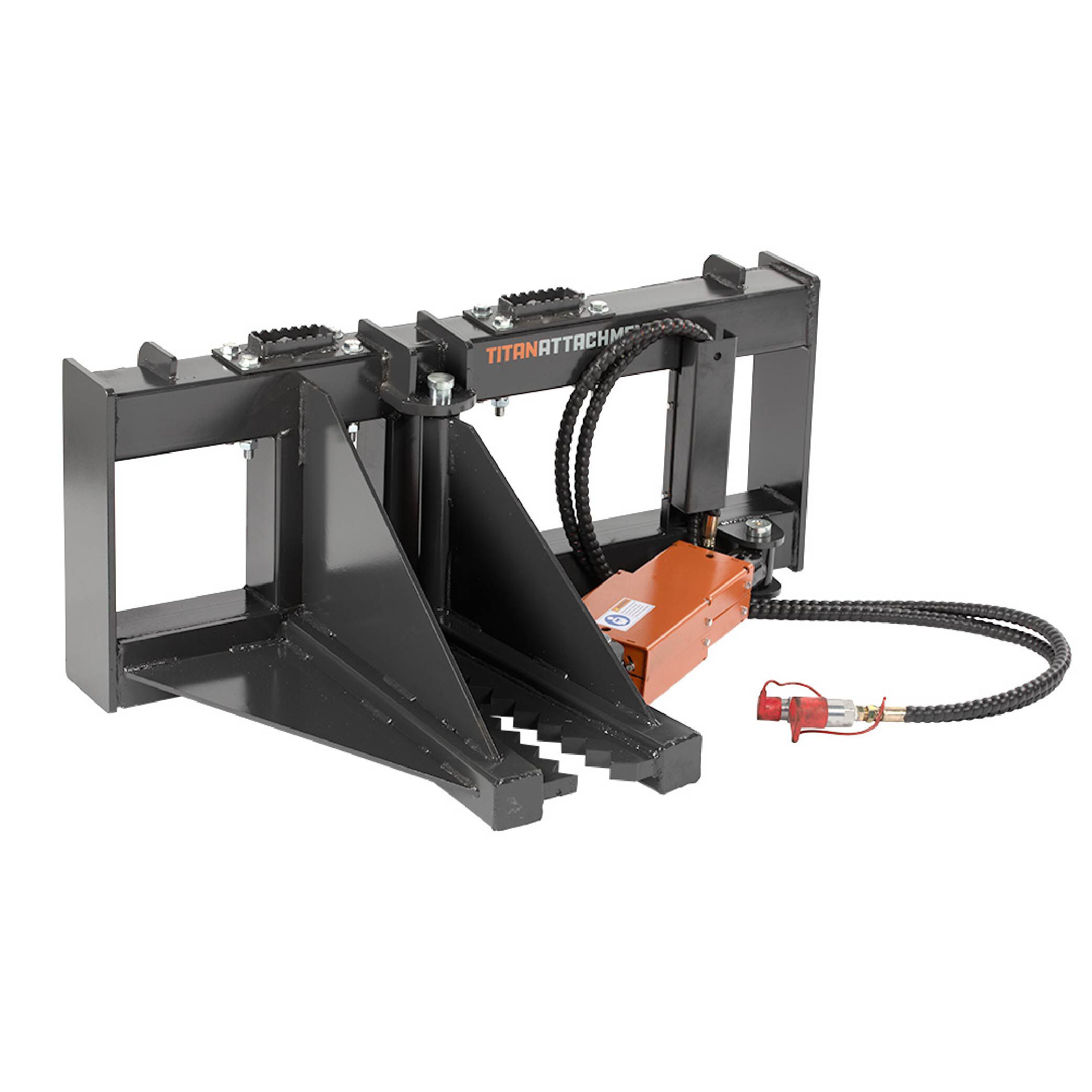 Titan Attachments Post and Tree Puller for Skid Steers, 3,000 PSI