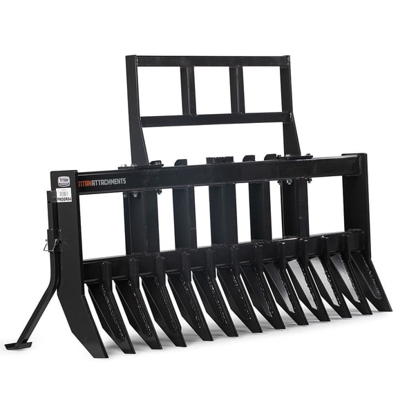 Titan Attachments Pro Series 84" Root Rake Attachment, Universal SSQA, 100HP